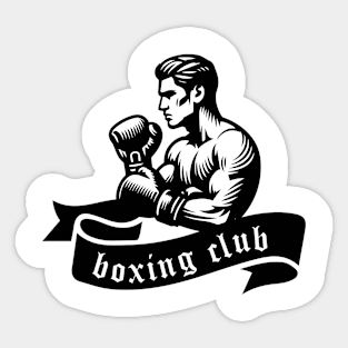 boxing club Sticker